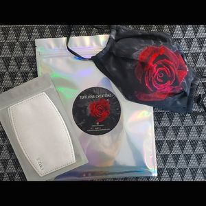 *SOLD* Rosé Bae [face mask & 2 (5 layer) filters]
